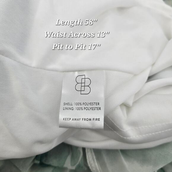 Baltic Born Kia Kimono Maxi Dress – White Sage Botanical | Size M | NWT - Picture 5 of 6